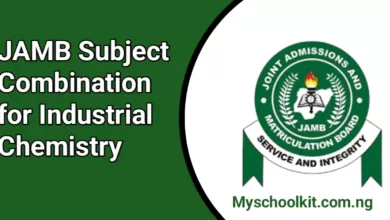JAMB Subject Combination For Industrial Chemistry