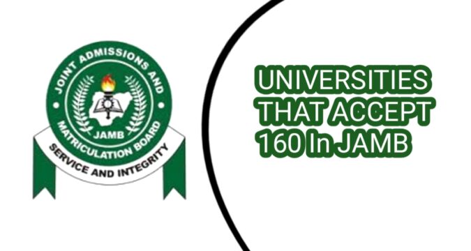 Universities That Accept 160 Cut Off Mark